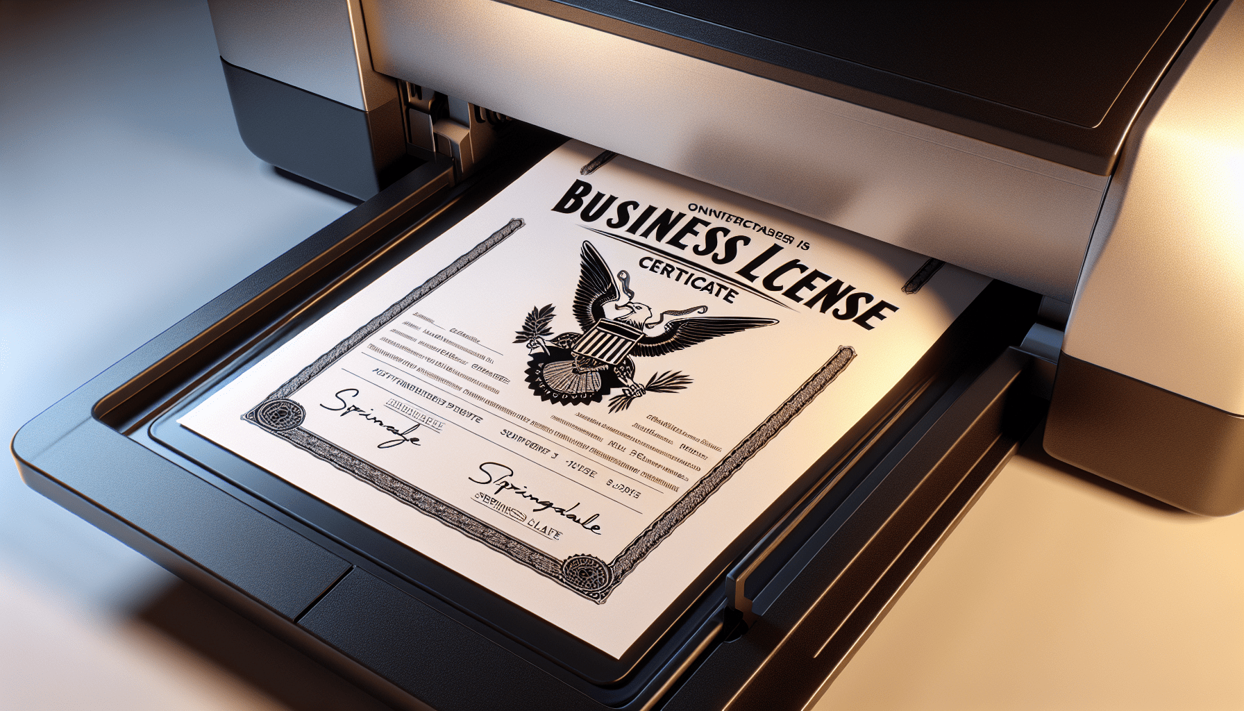 How to Print Your Business License Online